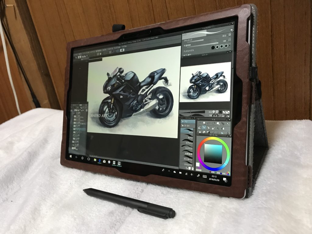 デジタルイラストやるならパソコンはsurface Proで決まり 描きやす