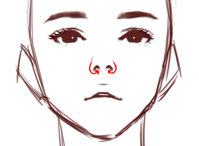 キャラ絵の鬼門 アオリ顔の描き方 マエコのデジタル工房