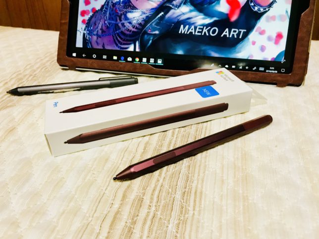 新surface Pen描き心地レビュー 絵 イラストの描き味は旧ペンとどう変わった マエコのデジタル工房