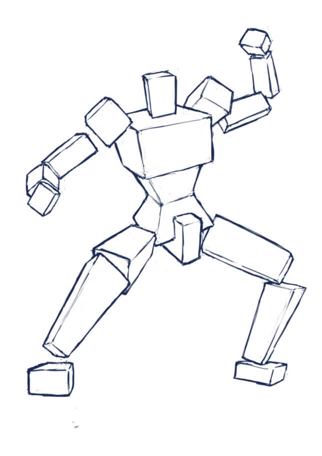 ロボットの描き方 デッサン力 立体把握力を向上させたい人にオススメの参考書とは マエコのデジタル工房